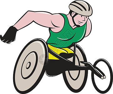 赛车轮轮椅图片