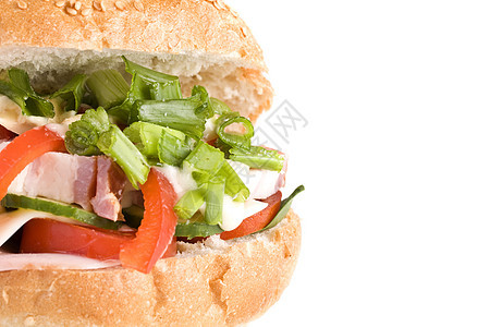 美味汉堡汉堡早餐团体茶点谷物桌子蔬菜食物种子美食小吃图片