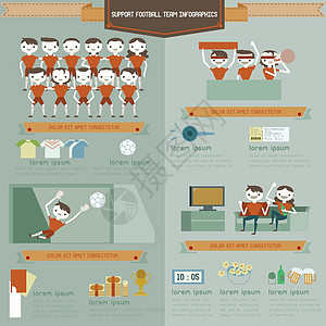 支援足球队Info Info图形图片
