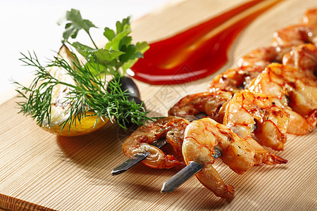虾类海鲜美味食物图片