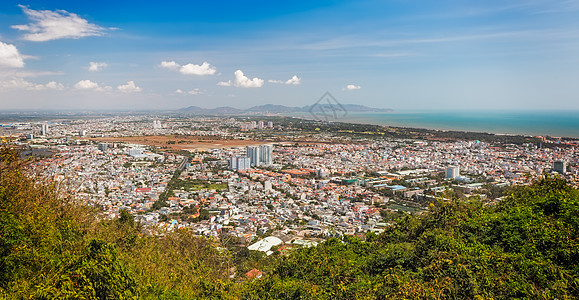 南越Vung Tau的全景图片