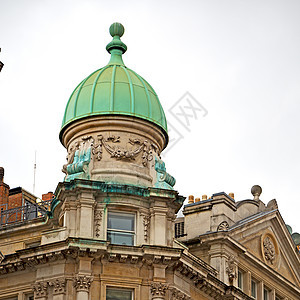 英国古老建筑和风平土的隆登圣保罗大教堂旅行历史性圆顶王国石头天空国家信仰教会棕褐色图片