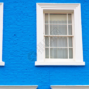 英国古老的郊区和古董墙上没有山丘房子蓝色乡村窗户城市奢华国家公寓阳台建筑图片