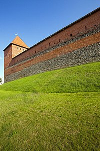 堡垒历史纪念碑国家文化城堡橙子古物天空蓝色建筑物图片