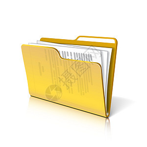带文件的文件夹界面图形办公室工具办公用品数据档案技术按钮商业图片