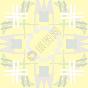 黄色平铺模式包装纸线条插图墙纸图片