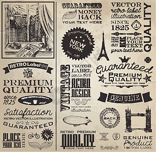 名牌标签和贴纸插图证书卡片艺术品边界装饰品徽章产品邮票销售图片