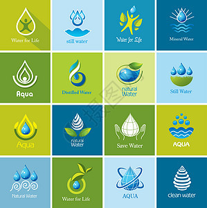 水符号白色环境蓝色雨滴生态圆圈标识液体水滴商业图片