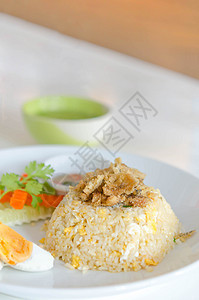 炒米饭营养洋葱文化食物油炸盘子绿色美食海鲜白色图片