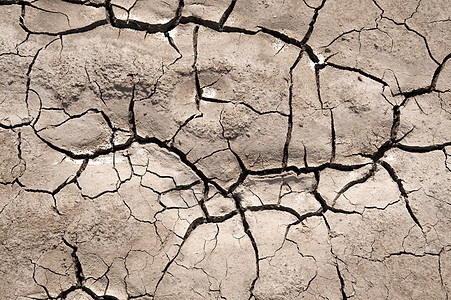 碎沙土壤黏土沙漠裂缝气候变化干旱地球全球气候土地图片