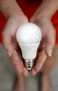 LED灯泡我们手中的能源环境电气玻璃创新商业技术思考艺术女士白炽灯图片