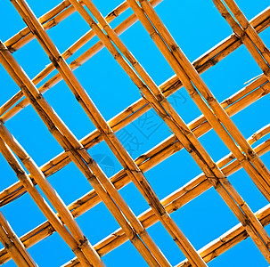 非洲天空的竹屋 摩莫罗科抽象竹屋顶墙纸风格建筑文化装饰乡村植物蓝色国家材料图片