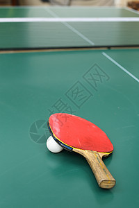 表网球竞争娱乐乒乓球白色球拍挑战闲暇绿色活动红色图片