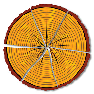 拆分日志木材绘画艺术粮食木头图片