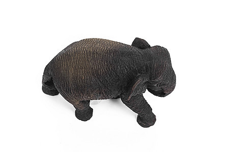 手工艺木大象野生动物工艺数字荒野塑像雕像长鼻玩具哺乳动物纪念品图片