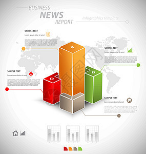 业务信息图表模板统计小册子报告知识顺序文档数据网络商业教育背景图片