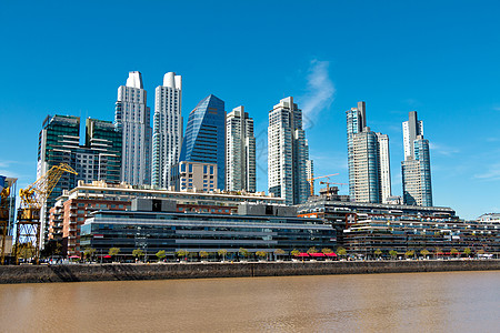 阿根廷布宜诺斯艾利斯港口拉丁商业城市建筑天际摩天大楼首都市中心旅行图片