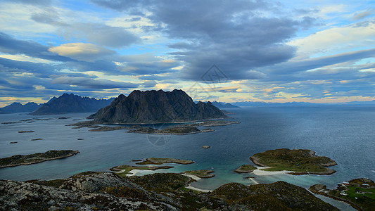 挪威Lofotten群岛美丽的景观图片