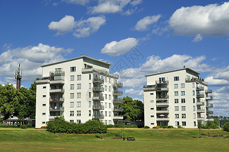 公寓区标志风光视图建筑结构都市设备建筑学开发天空图片