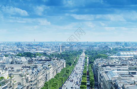 巴黎空中观察处大道图片