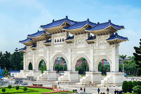 国家清介石纪念馆 台北台湾风光晴天旅行建筑纪念馆纪念碑都市地方游客外观图片