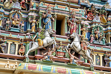印度教寺庙印度教神马哈马里安曼高清图片