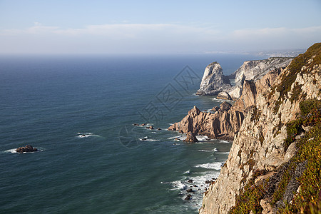 葡萄牙阳光旅行海岸线半岛海洋海景场景爬坡天空蓝色图片