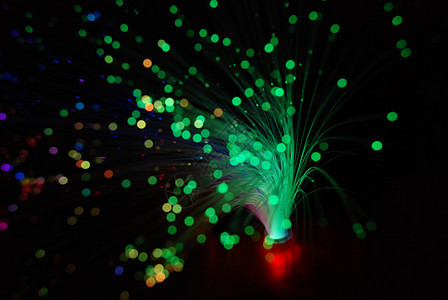 光纤风格粒子绿色纤维派对光学背景效应宇宙墙纸背景图片