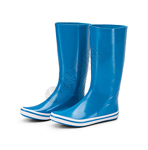 隔离橡胶靴生活雨靴园艺衣服鞋类安全工作天气白色季节图片