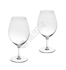 空葡萄酒杯长笛餐具酒杯白色玻璃高脚杯图片