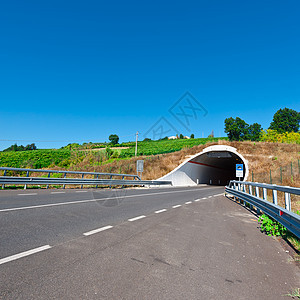隧道生态农业安全场地缠绕曲线葡萄园国家环境蓝色图片