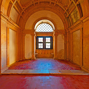 内部的历史性阴影正方形遗产玻璃宗教框架长椅拱廊建筑学图片