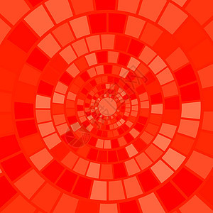 蓝色摩西背景红色圆圈蜗壳卷曲插图震中涡流旋转潜意识纺纱背景图片