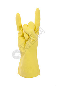 清洁手套摇滚音乐手势喜悦表决商业协议胜利自由手指手臂图片