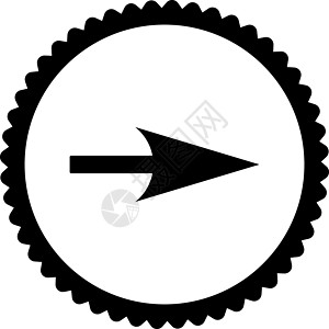 箭头轴 X 平面黑彩圆印章图标光标导航邮票海豹指针证书橡皮坐标穿透力水平图片