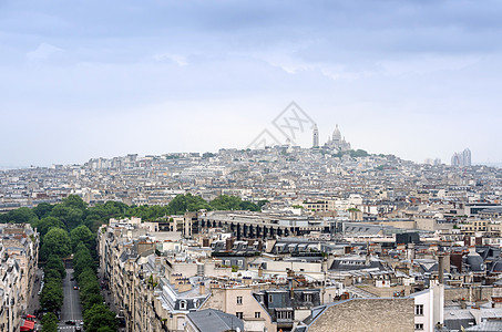 蒙马特市与巴黎天线图片