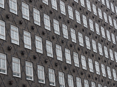 结构窗口仓库汉堡高层建筑背景图片