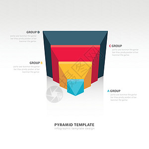 设计金字塔信息模板图片
