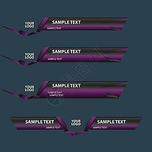分形下方三横横横条屏幕广播控制板商业渠道游戏高科技用户酒吧名称标题展示图片