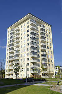现代公寓楼风光房子城镇广场城市建筑学项目都市社区住宅图片