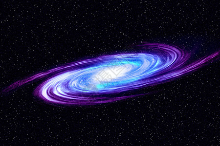 螺旋星系的图像 具有星场背景的深空螺旋星系 计算机生成的抽象背景蓝色宇宙天空插图黑色天文学辉光乳白色星星星云图片