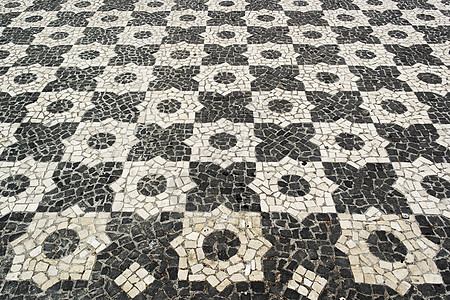 葡萄牙路面 里斯本 葡萄牙精神波浪工艺铺路工匠石头人行道鹅卵石石灰石马赛克图片