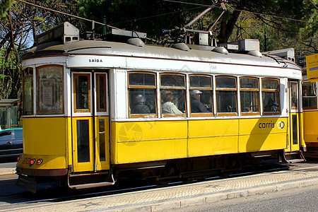 葡萄牙里斯本Tram Tram建筑学旅行文化城市景观旅游栏杆首都历史街道图片