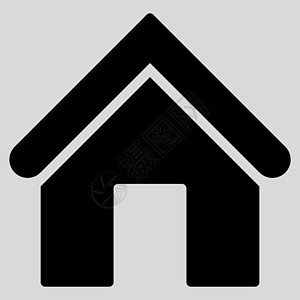 家平黑色图标房子字形建筑学祖国房地产抵押小屋商业机构建造图片