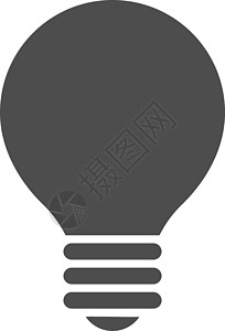 电气 Bulb平板灰色图标图片