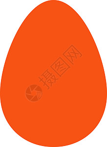 蛋平橙色图标图片