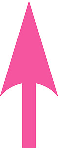 箭头轴Y平面粉色图标图片