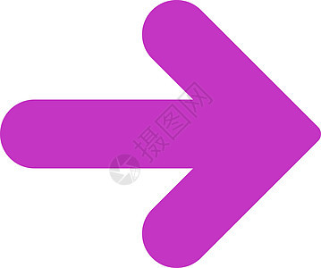 右向箭头平面紫紫色图标背景图片