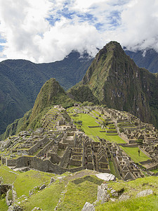 马丘比丘 库斯科 秘鲁旅行地标历史性薄雾比丘拉丁世界废墟阳台风景图片