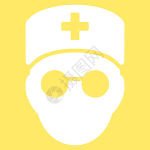 医疗负责人图标黄色专家教授药品护理人员男性医师字形情况外科图片